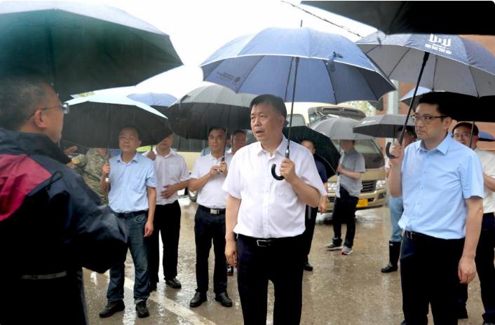 市領導檢查督導防汛防臺工作，把防汛防臺措施抓實抓細抓到位